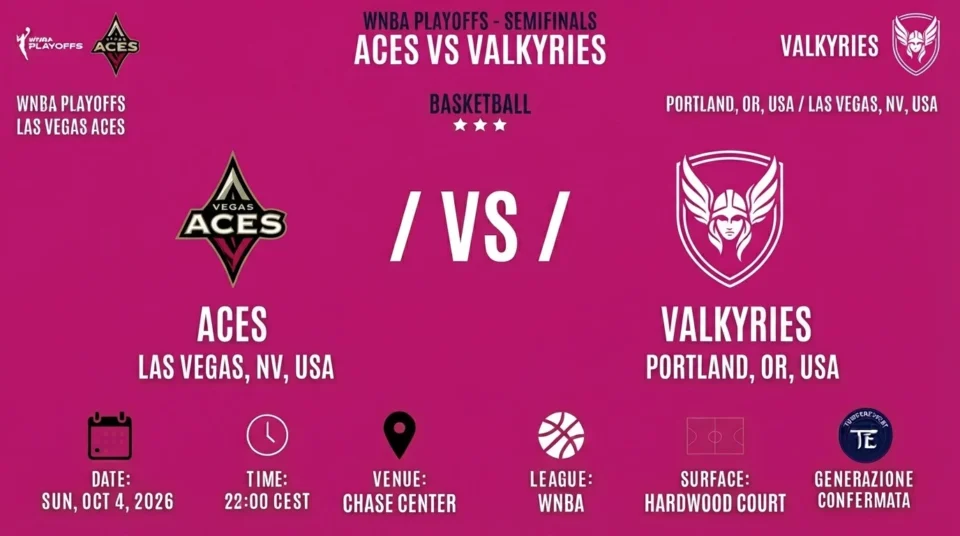 Aces vs Valkyries WNBA Playoffs